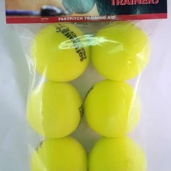 Speciality Balls Softball Excellence Foam Trainers Training Softballs (6 Balls): 0305
