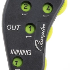 Umpire Gear Champion Plastic 4 Wheel Standard Optic Yellow Umpire Indicator