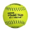 Worth Super Gold Dot Extreme Classic M 12 Inch GSL Logo (Dozen): UC12CYXTG Slowpitch Softballs