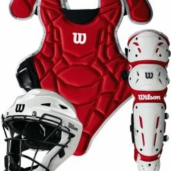 Wilson Sporting Goods Wilson EZ Gear 2.0 Youth Baseball Catcher’s Set Size S/M: WB572020 Catcher's Sets