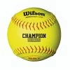 Wilson Sporting Goods Fastpitch Softballs Wilson A9031B ASA Poly Core Fastpitch Softball 12 Inch: One Dozen