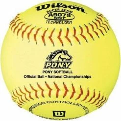 Wilson Sporting Goods Fastpitch Softballs Wilson A9075BSST Pony League Fastpitch Softball 12 Inch: One Dozen