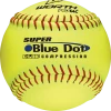 Worth Super Blue Dot 12 Inch .47-525 Slowpitch Softball (Dozen): YS2RS Slowpitch Softballs