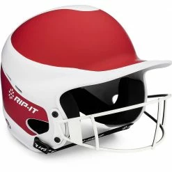 Batting Helmets Rip-It Vision Pro Two Tone Matte Softball Batting Helmet: VP2TM