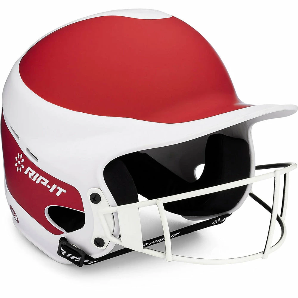 Batting Helmets Rip-It Vision Pro Two Tone Matte Softball Batting Helmet: VP2TM