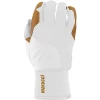 Marucci Blacksmith Full-Wrap Batting Gloves: MBGBKSMFW